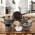 Conjunto Panelas 5PC Marrom Hercules - Brinde Saladeira na internet