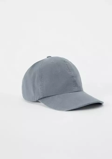 Boné Unissex Aba Curva Em Sarja - Azul Hering - comprar online