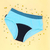 Teens aqua XXS calzón menstrual para niñas - comprar en línea