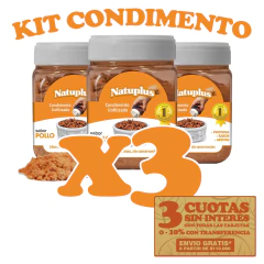Natuplus Condimento Pollo x250ml (Kit x3 unidades) - comprar online