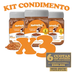 Natuplus Condimento Pollo x250ml (Kit x3 unidades) - comprar online