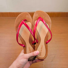 TERRA E AGUA CHINELO REF 260900 FRAMBOESA CARAMELO
