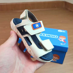 Molekinho Sandalia Infantil Menino Ref 2135.765 Branco