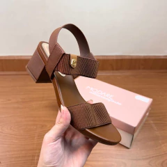 Modare Sandalia Confortavel Elastico Leve Ref 7187.100 Cacau