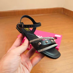Molekinha Sandalia Infantil Menina Macia Ref 2354.118 Preto