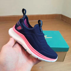 Adrun Tenis Ref Flex Go Kids Marinho/rosa