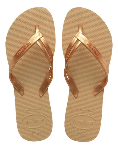 HAVAIANAS CHINELO REF ELEGANCE DOURADO