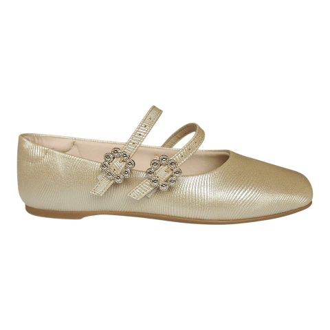 MOLEKINHA SAPATILHA REF 2548.210 DOURADO