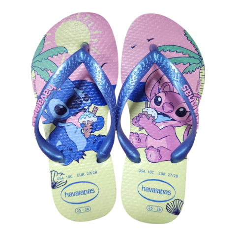 HAVAIANAS CHINELO REF KIDS SLIM DISNEY BEGE