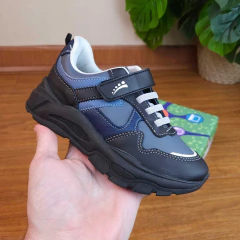 Ortopasso Tenis Esportivo Sola Escura Moderno Velcro 82535