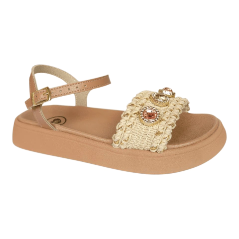 MOLEKINHA SANDALIA REF 2358.119 BEGE