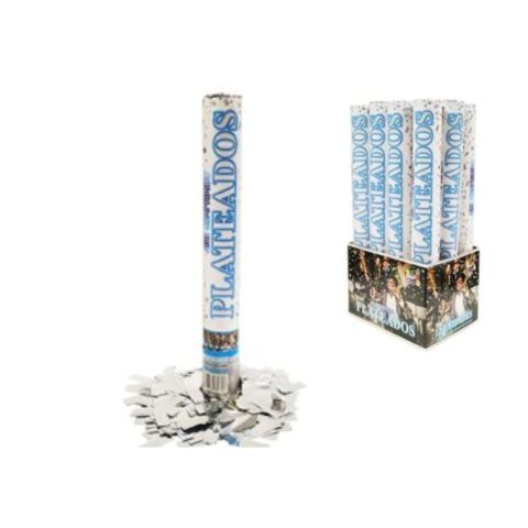 Cañon lanzapapel - Plateado 40 cm - comprar online