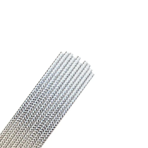 Sorbete Polipapel Chevron Rayitas Plateadas Pack 24 unidades - comprar online