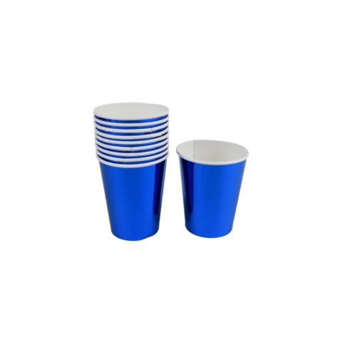Vaso metalizado Color Azul Pack x 10 - comprar online