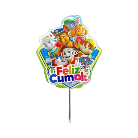 Adorno para Torta - Feliz Cumple - Personaje - Paw Patrol - comprar online