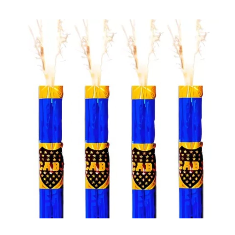 Bengala para Torta Holográfica Escudo Boca Juniors