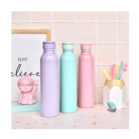 Botella de Aluminio Pastel 500 cc color Rosa - comprar online