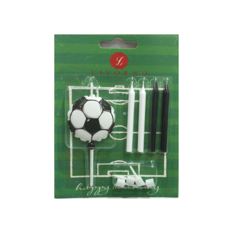Blister Velas de Futbol 5 piezas - comprar online