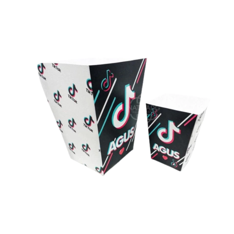 Cajita Pochoclera Tik Tok Pack x 10 unidades - comprar online
