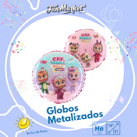 Globo Redondo Personaje Bebés Llorones 18" - Apto Helio - comprar online