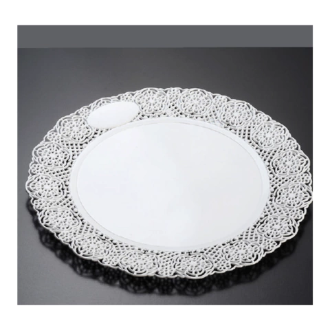 Bandeja plato blonda redonda 33cm kv x unidad - comprar online