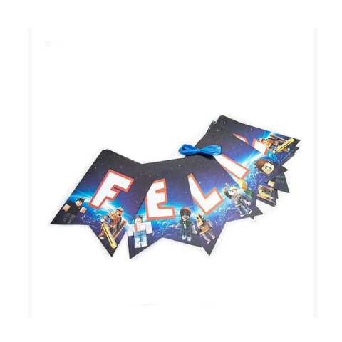 Banderín Feliz cumpleaños - Personaje - Roblox - comprar online