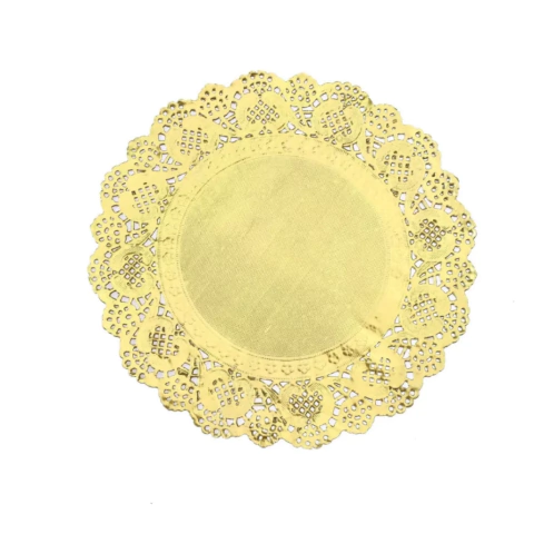 Blonda Redonda Dorada Medida 19 cm Pack x 12 unidades - comprar online