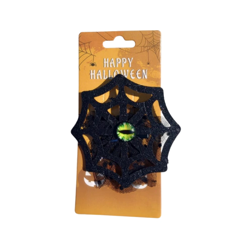 Hebila de Pelo - Ojo tela de Araña - Halloween - comprar online