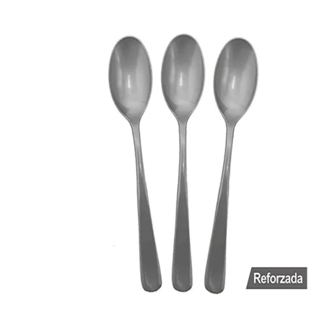 Cuchara Reforzada Color Plateada (16 Cm) Pack x10 unidades - comprar online