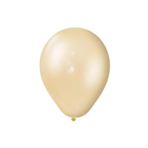 Globo de Latex Perlado Premium 12" color champagne Pack x 10 unidades - comprar online