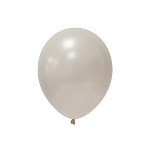 Globo de Latex Perlado Premium 12" color cream Pack x 10 unidades - comprar online