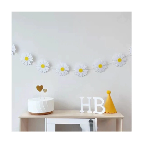 Banderin Margaritas Blancas - comprar online