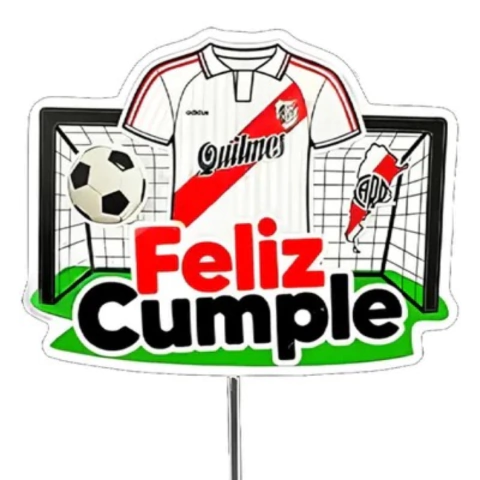 Adorno para Torta Club River Plate - comprar online