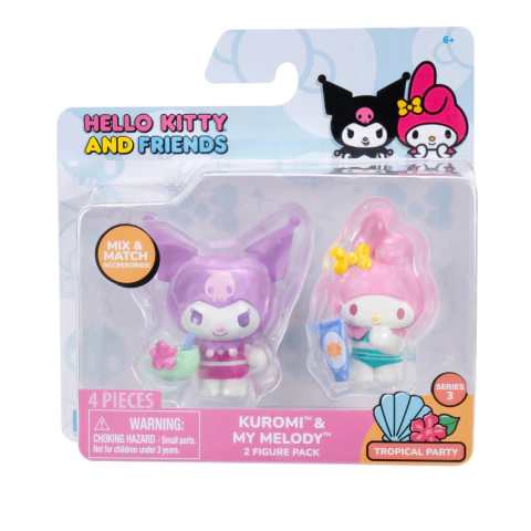 Hello Kitty & Friends Set por 2 Figuras - Kuromi & My Melody con accesorios - comprar online