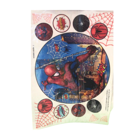 Lamina Comestible Para Tortas - Personaje Spiderman Comic - comprar online