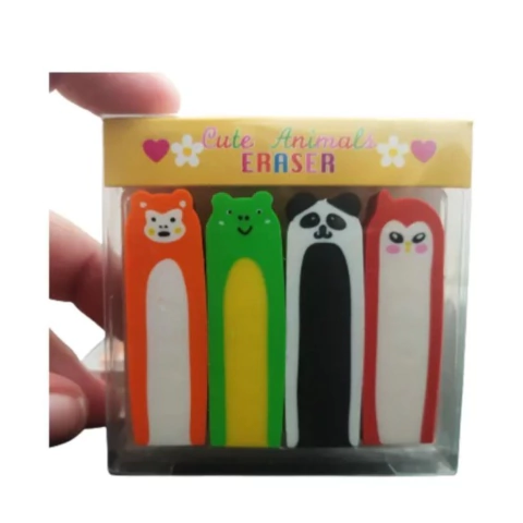 Goma de borrar animalitos set - comprar online