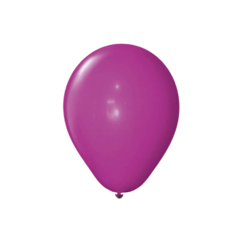 Globo Liso de Latex Premium 12" color violeta Pack x 10 unidades - comprar online