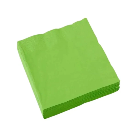 Servilleta de Papel Color Verde Fluo Pack x 20 unidades - comprar online