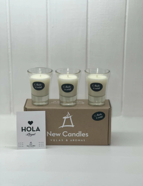 Box con 3 velitas