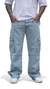 Nuego Baggy Cargo Celeste - comprar online