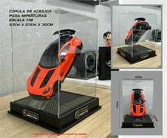 Cúpula de acrílico para miniaturas de ferro / Escala 1:18 - loja online