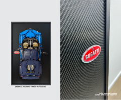 Quadro Bugatti Chiron Lego - Fibra de Carbono - loja online