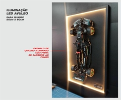 Quadro Bugatti Chiron Lego - Fibra de Carbono - Funparts