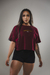 Cropped Oversized 'Collecion 024 - Bordo na internet