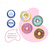 Borracha Donuts Holic Fofurices C/4 Unidades Tris - comprar online