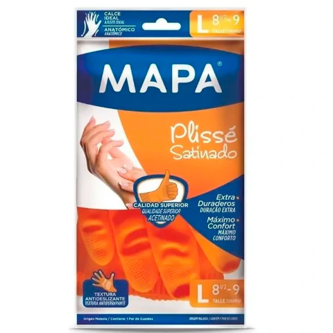 Guantes Antideslizantes de Látex - Mapa Plisse - Aroma de Hogar