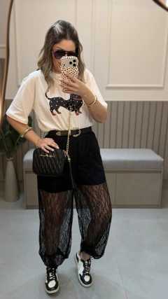 CALÇA ALADIM DE RENDA