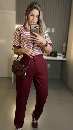 CALÇA LINHO COM ELASTANO - Linda Moça Store