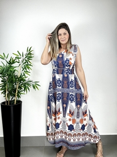 VESTIDO BARBARA NULA MANGA - Linda Moça Store