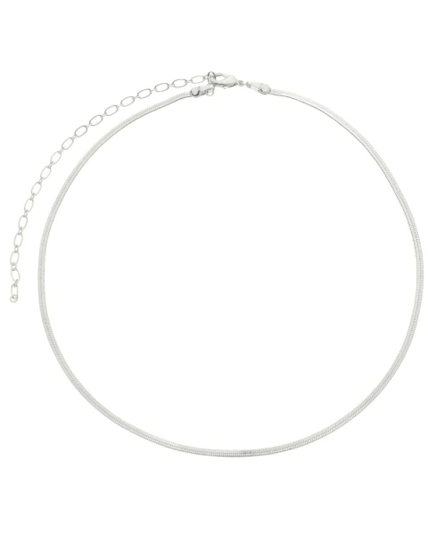 Choker Fita 2MM - Prateado - Banho de Ródio - comprar online